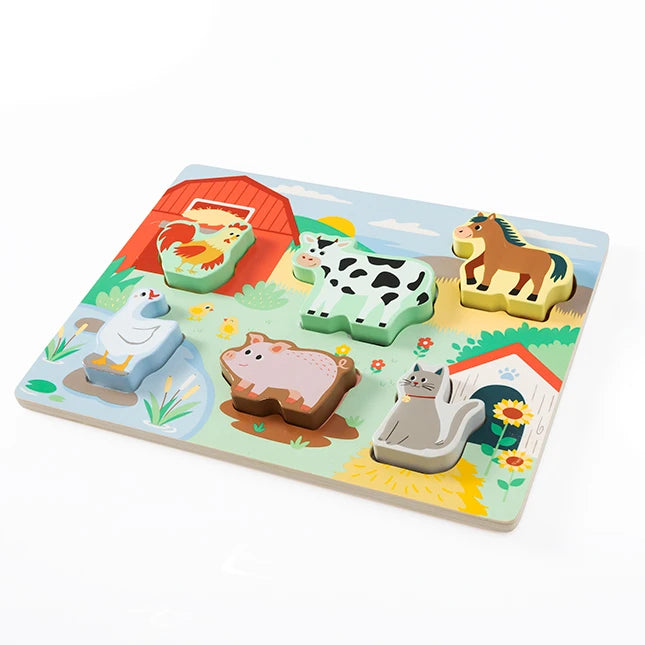 Farm Textured Puzzle - Best Baby Toys &amp; Gifts for Babies - US 0523