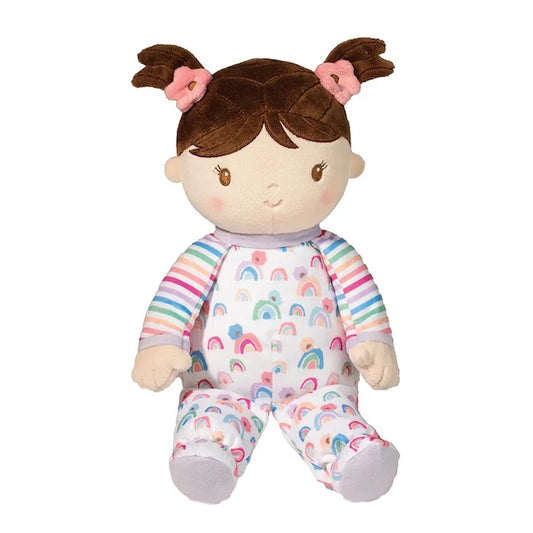 Isabelle Rainbow Stripe Soft Doll - 13 inch - Best for 1 year olds - US 2866