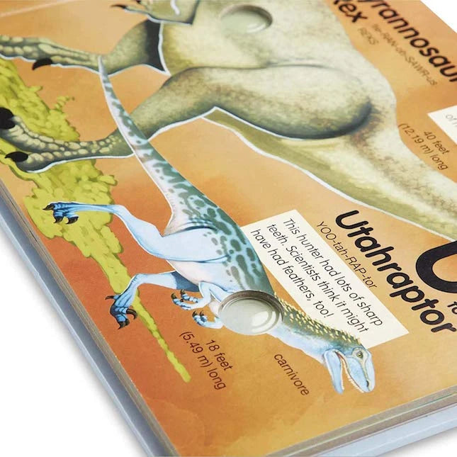 Poke-A-Dot! Dinosaurs A to Z - Best Books for Babies - Fat Brain Toys - US 3062