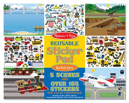 Reusable Sticker Pad - Vehicles - Best Arts &amp; Crafts for Babies - US 9672