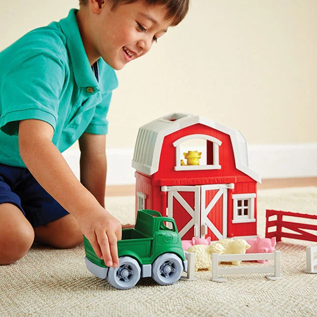 Green Toys - Farm Playset - Best Organic &amp; Green Toys for Ages 2 to 6 - US 9635