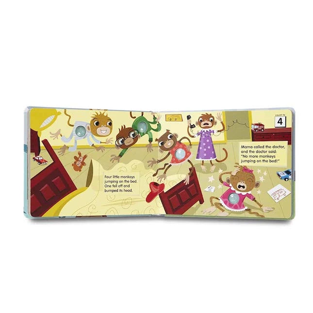 Poke-a-Dot! 10 Little Monkeys - Best Books for Ages 3 to 5 - US 0289