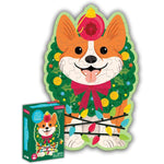 Christmas Corgi 48 piece Scratch &amp; Sniff Shaped Mini Puzzle - US 8290
