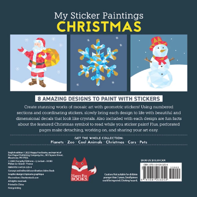 My Sticker Paintings - Christmas - Best Arts &amp; Crafts for Ages 5 to 9 - US 5928
