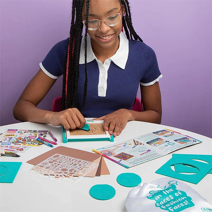 Fashion Faces - Best Arts &amp; Crafts for Ages 6 to 11 - Fat Brain Toys - US 0931