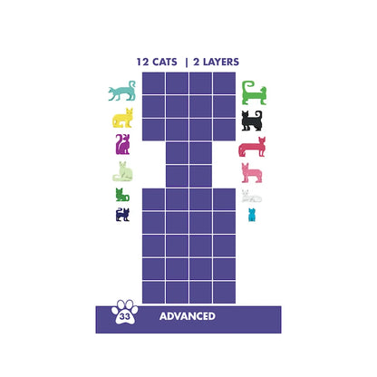Cat Stax - Best Brainteasers for Ages 11 to 12 - Fat Brain Toys - US 2755