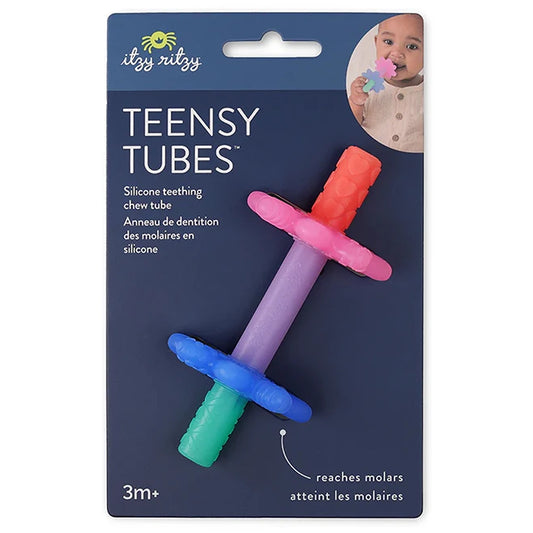Teensy Tubes Silicone Teething Chew Tube - Best for 1 year olds - US 7433