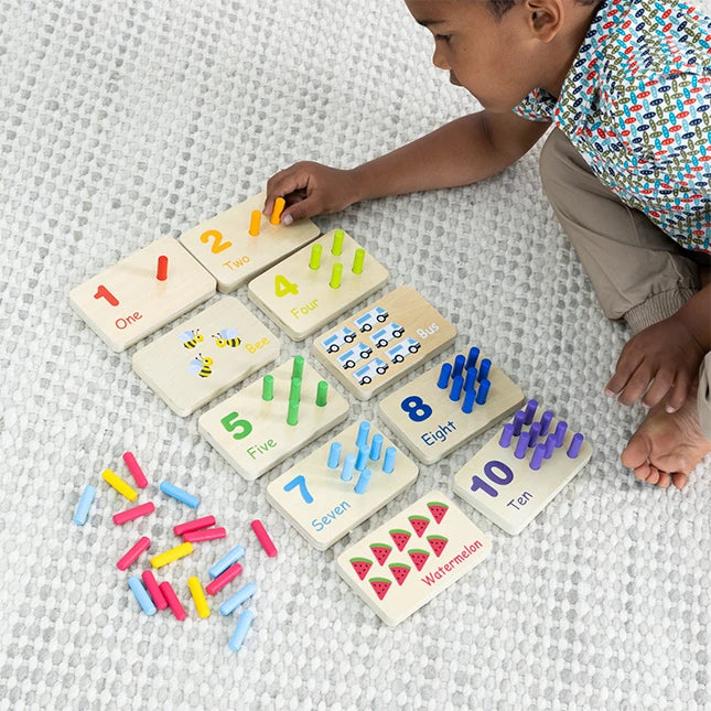 Match &amp; Count Peg Boards - Best Early Learning Toys for Ages 3 to 5 - US 6553