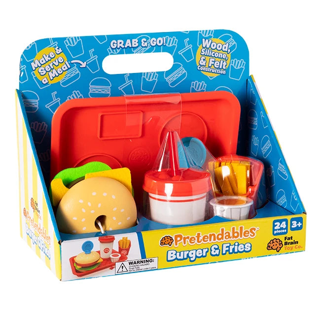 Pretendables Burger &amp; Fries - Best for Ages 3 to 6 - US 6978