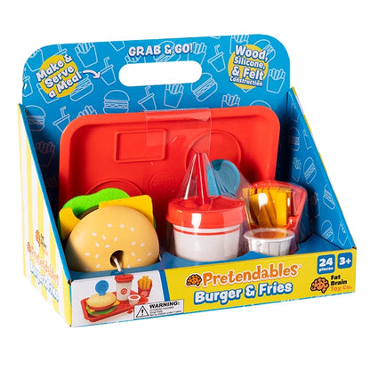 Pretendables Burger &amp; Fries - Best for Ages 3 to 6 - US 6978