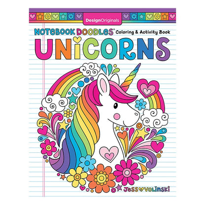 Notebook Doodles Unicorns - Coloring &amp; Activity Book - US 0144