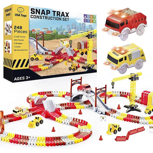 Snap Trax Construction Set - Best for Ages 3 to 8 - US 1506