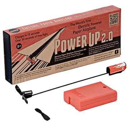 PowerUp 2.0 Electric Paper Airplane Conversion Kit - Red - US 7708