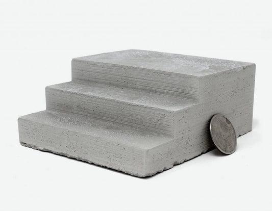 Mini Materials - 1:12 Scale Concrete Steps - Best for Ages 8 to 12 - US 7568