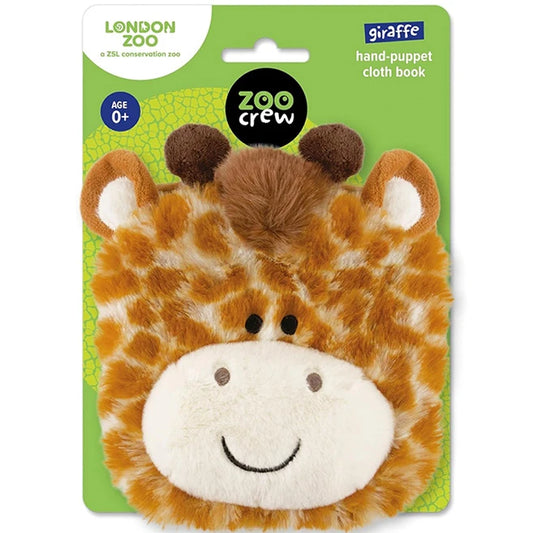 Giraffe Hand-Puppet Cloth Book - Best for Ages 0 to 3 - US 1386