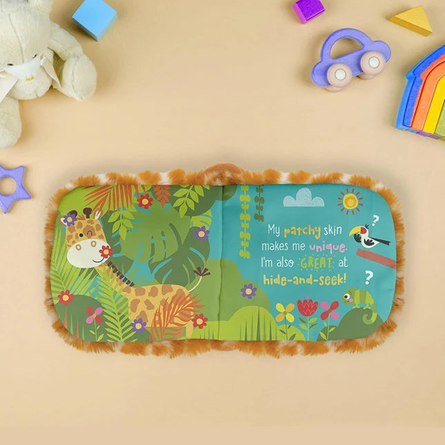 Giraffe Hand-Puppet Cloth Book - Best for Ages 0 to 3 - US 1386