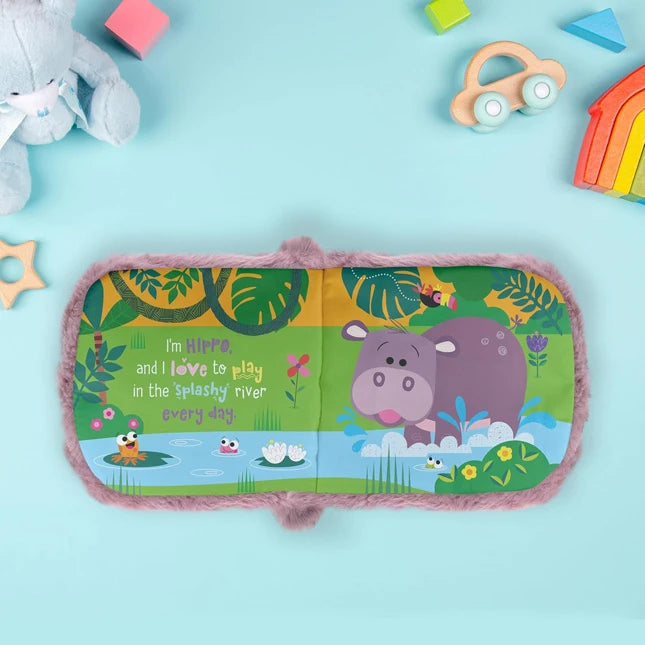 Pygmy Hippo Hand-Puppet Cloth Book - Best for Ages 0 to 3 - US 2932