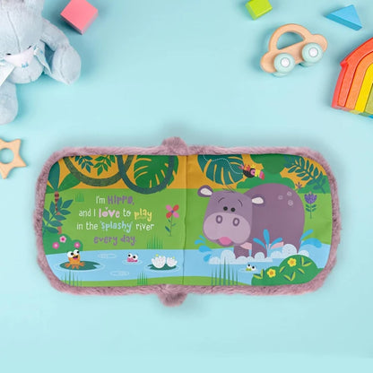 Pygmy Hippo Hand-Puppet Cloth Book - Best for Ages 0 to 3 - US 2932
