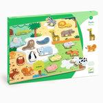Puzzlo Animo Wooden Puzzle - Best Early Learning Toys for Ages 2 to 3 - US 2271