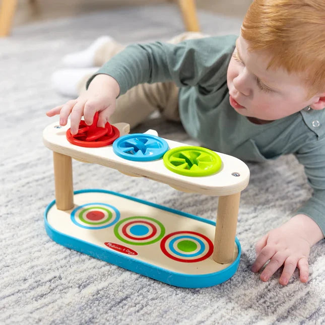 Match &amp; Push Spinning Tops - Best Early Learning Toys for Ages 2 to 4 - US 0883