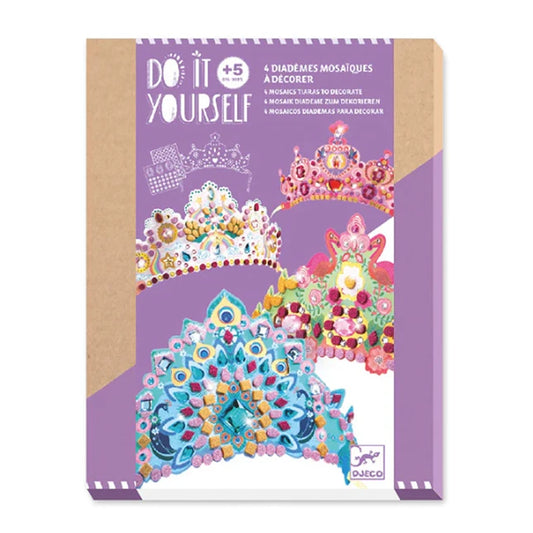 Like A Princess Mosaic Tiaras - Makes 4 - Best for Ages 5 to 8 - US 1951