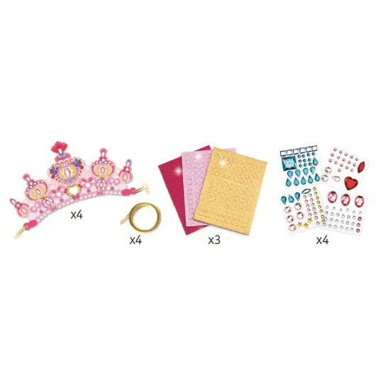 Like A Princess Mosaic Tiaras - Makes 4 - Best for Ages 5 to 8 - US 1951