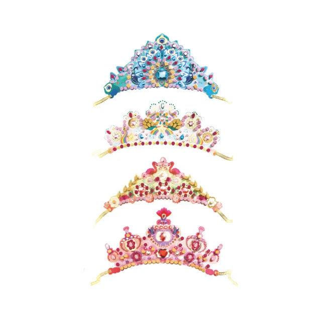 Like A Princess Mosaic Tiaras - Makes 4 - Best for Ages 5 to 8 - US 1951