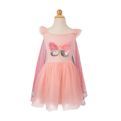Sequins Secret Butterfly Twirl Dress with Wings - Size 5-6 - US 3220