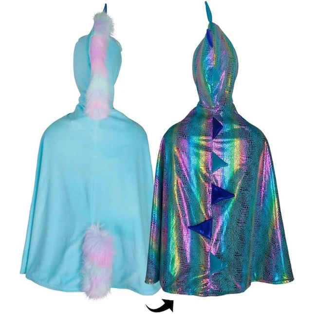 Reversible Unicorn / Dragon Cape - Size 5-6 - Best for Ages 5 to 6 - US 6751