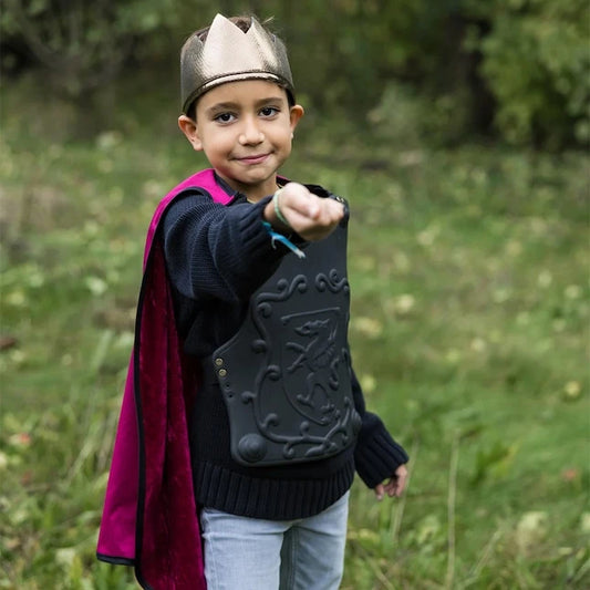 Legendary Knight Cape Chest Plate &amp; Crown - Size 5-6 - US 2171