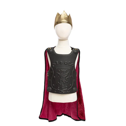 Legendary Knight Cape Chest Plate &amp; Crown - Size 5-6 - US 2171