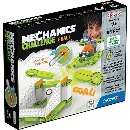 Geomag Mechanics Challenge RE Goal - 96 Pieces - Best for Ages 7 to 12 - US 6924