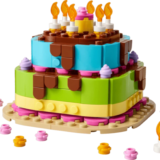 LEGO Birthday Party Cake - Best for Ages 7 to 12 - US 9080
