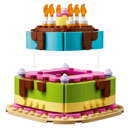 LEGO Birthday Party Cake - Best for Ages 7 to 12 - US 9080