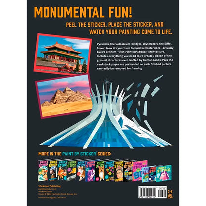 Paint By Sticker - Architecture - Best Arts &amp; Crafts for Ages 6 to 12 - US 7081