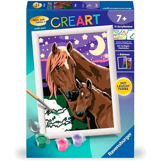 CreArt Horses at Midnight Glow - 5x7 - Best for Ages 7 to 12 - US 3155