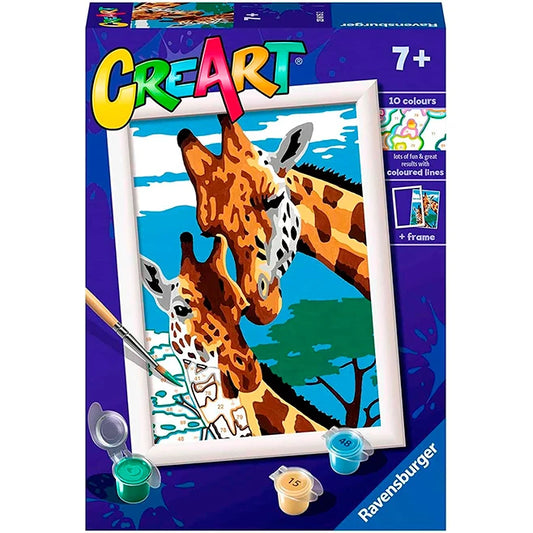 CreArt Cute Giraffes - 5x7 - Best Arts &amp; Crafts for Ages 7 to 11 - US 4240
