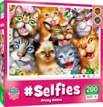 Pretty Kitties Selfies Puzzle - 200 pc - Best Puzzles for Ages 8 to 12 - US 7374
