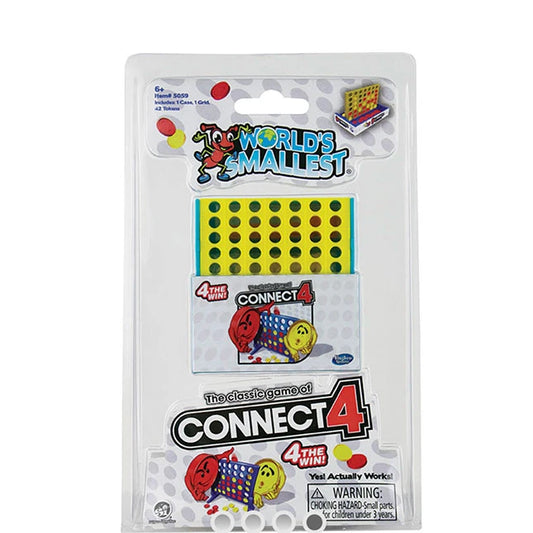 World's Smallest Connect 4 - Best for Ages 6 to 12 - US 6354