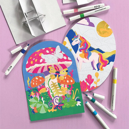 Marker By Numbers - Fantasy Fields - Best for Ages 8 to 12 - US 8997