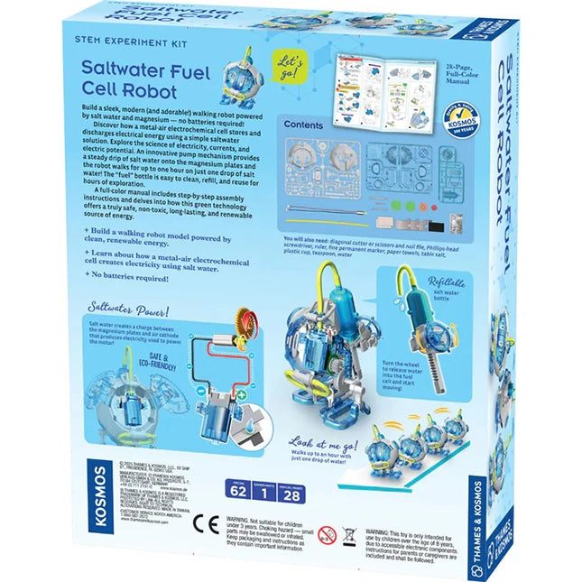 Saltwater Fuel Cell Robot - Best for Ages 8 to 12 - US 7149