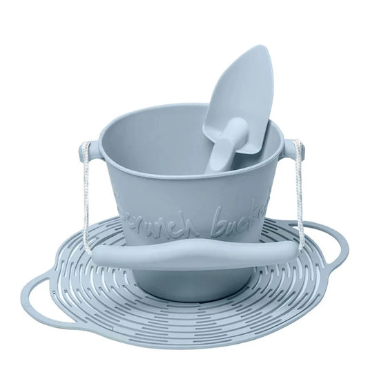 Scrunch Set Bucket Spade &amp; Beach Bag - - Fat Brain Toys - US 6639