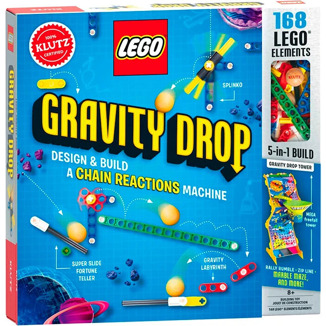 Klutz LEGO Gravity Drop - Best Books for Ages 8 to 12 - Fat Brain Toys - US 6474