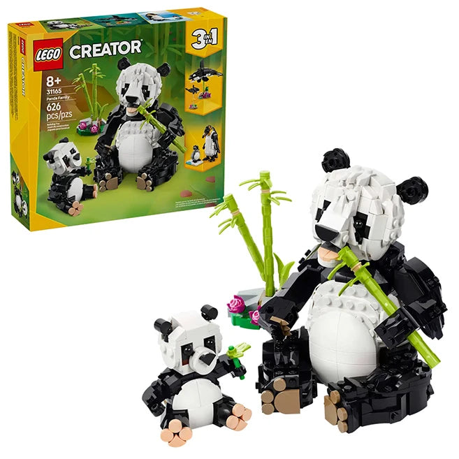 LEGO Creator - Wild Animals - Panda Family - Best for Ages 8 to 12 - US 7468