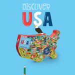 200pc USA Puzzle - Best History &amp; Geography for Ages 6 to 11 - US 6802