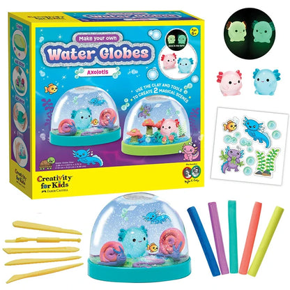 Make Your Own Water Globes - Axolotls - Best for Ages 6 to 10 - US 9032