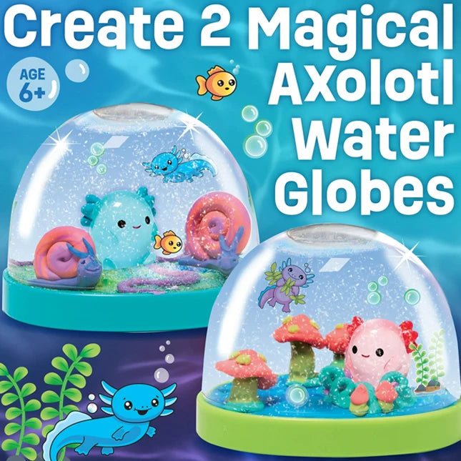 Make Your Own Water Globes - Axolotls - Best for Ages 6 to 10 - US 9032