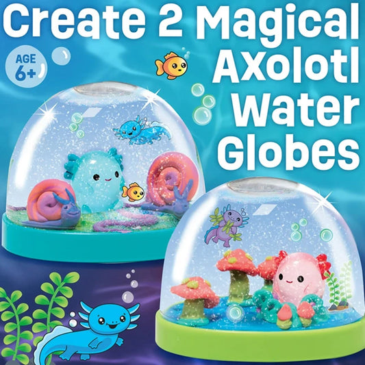 Make Your Own Water Globes - Axolotls - Best for Ages 6 to 10 - US 9032