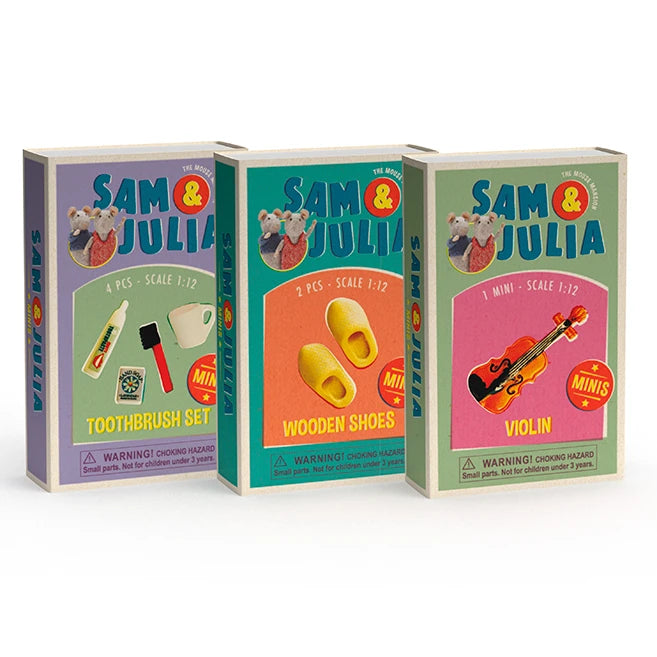 The Mouse Mansion Mini Matchboxes with Miniature Household Goods - US 4404