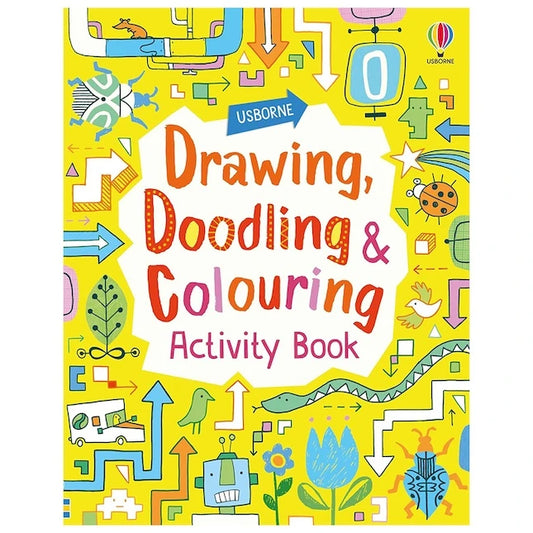 Drawing Doodling and Coloring Activity Book - Best for Ages 4 to 12 - US 3251